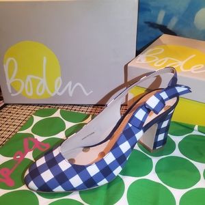 Women Boden Sena Slingback Chunky heels